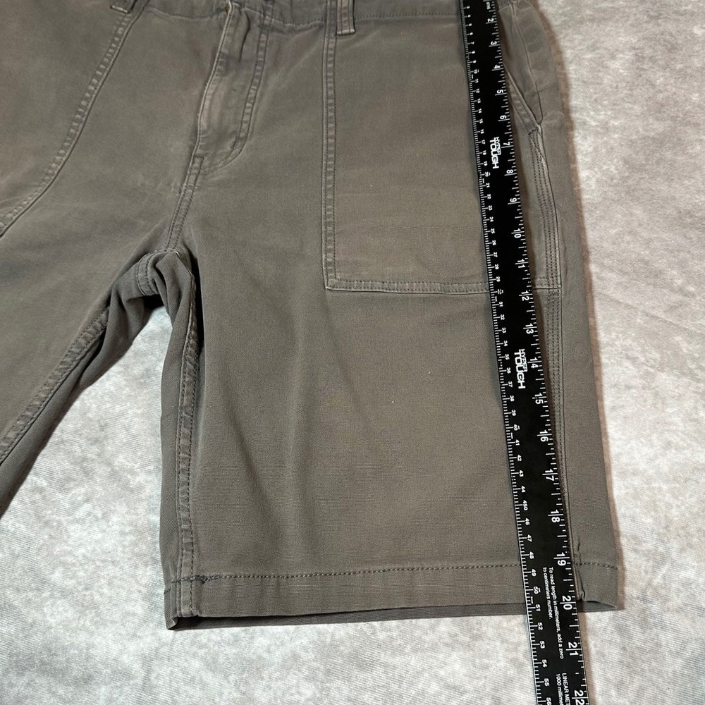 Goodthreads Mens 38 Utility Carpenter Shorts Gray Cotton Blend Casual Comfort - Picture 4 of 9